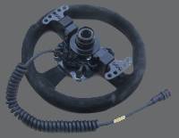 geartronics twin paddles featuring carbon fibre flippers and tactile operation. Assisted gear shift proshift, electronic gearshift, shiftec, megaline, equipmake